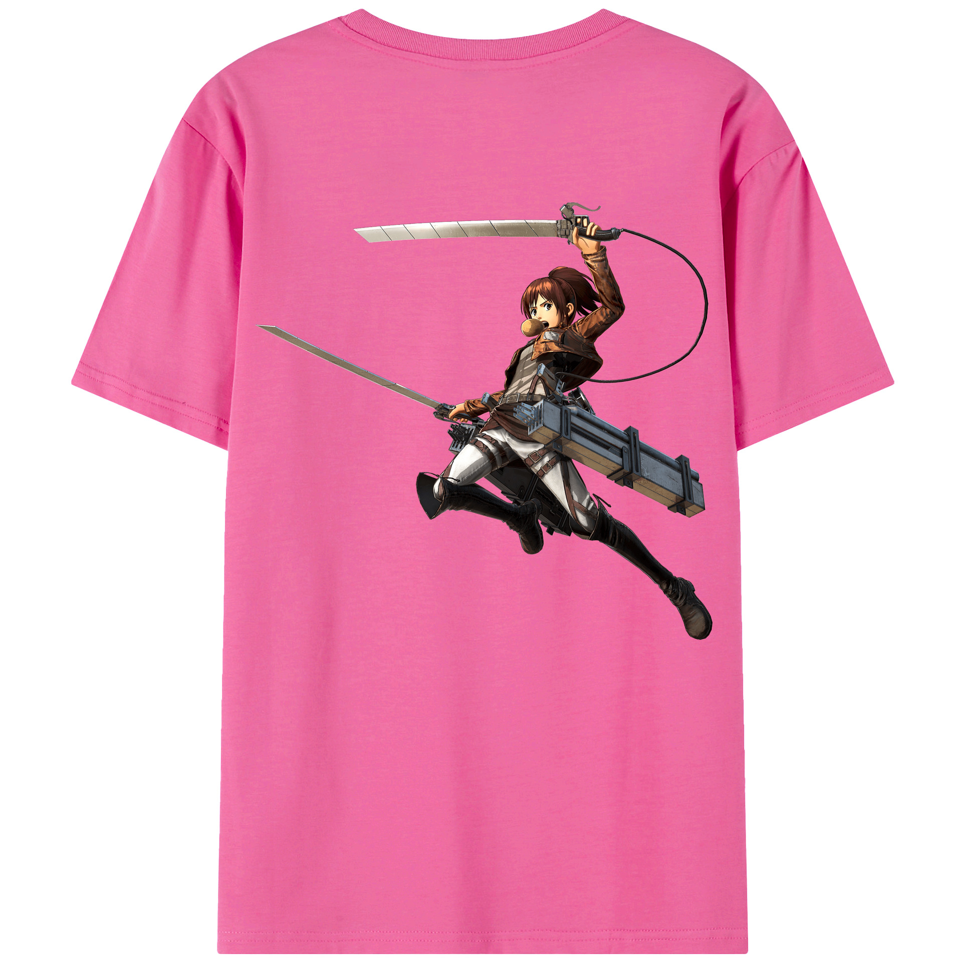 （画像用） 進撃の巨人 サシャ·ブラウス Attack on Titan Sasha Blaus レディース半袖Tシャツ(バックプリント)